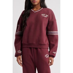 The Mayfair Group Just Be Kind Sweatshirt in Maroon Size XXL